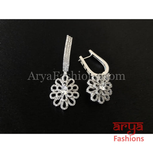 Cubic Zirconia Dangle Earrings