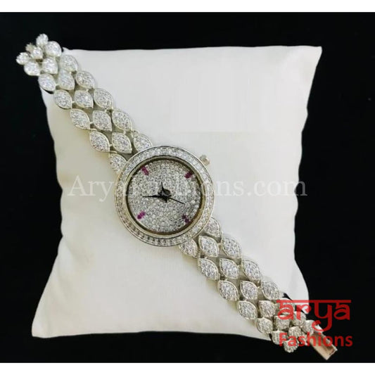 CZ Bracelet Watch/ Stone Designer Female Wrist Hip Hop Watch