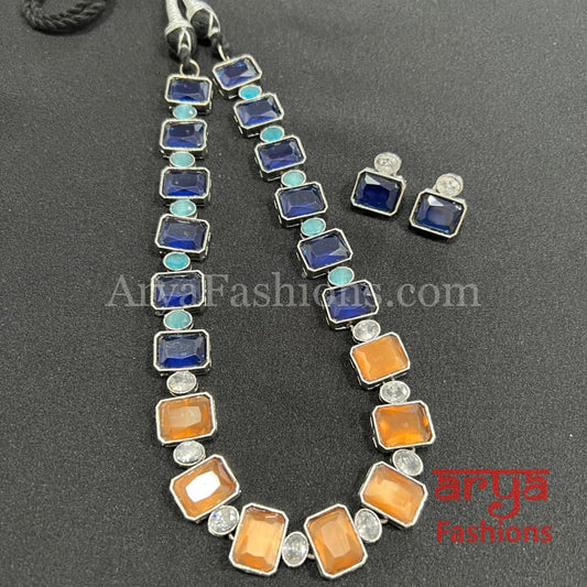 Elena Gemstone Designer Necklace