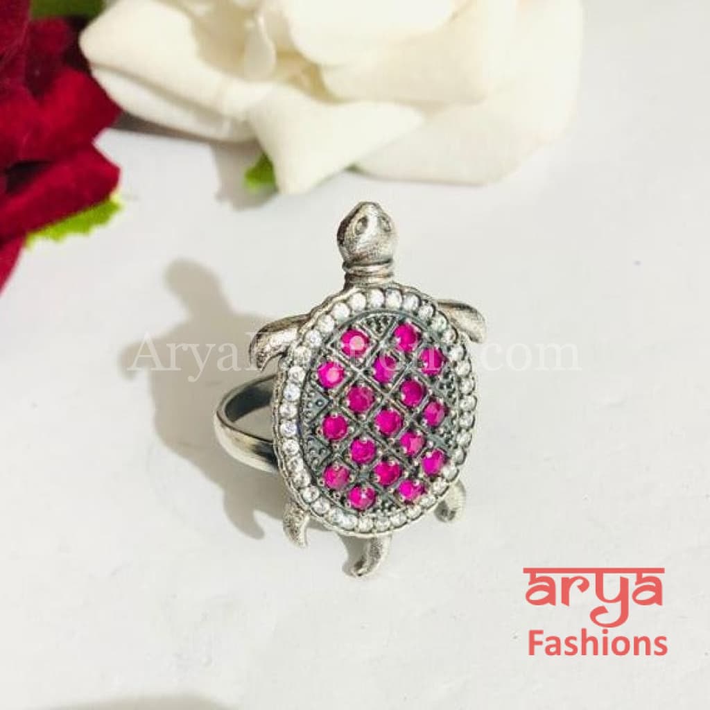 Sterling Silver Turtle Ring at Rs 250/piece | North | Delhi | ID:  25085863562