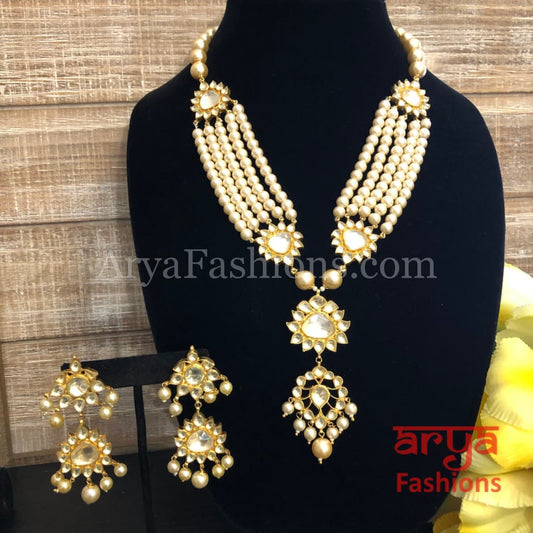 Harrika Polki Kundan Designer Necklace/ Uncut Diamond Necklace