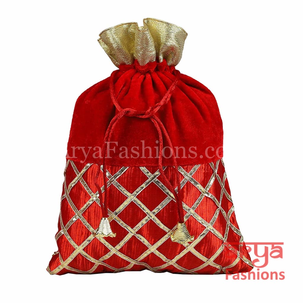 Jaipuri Velvet Potli Bag