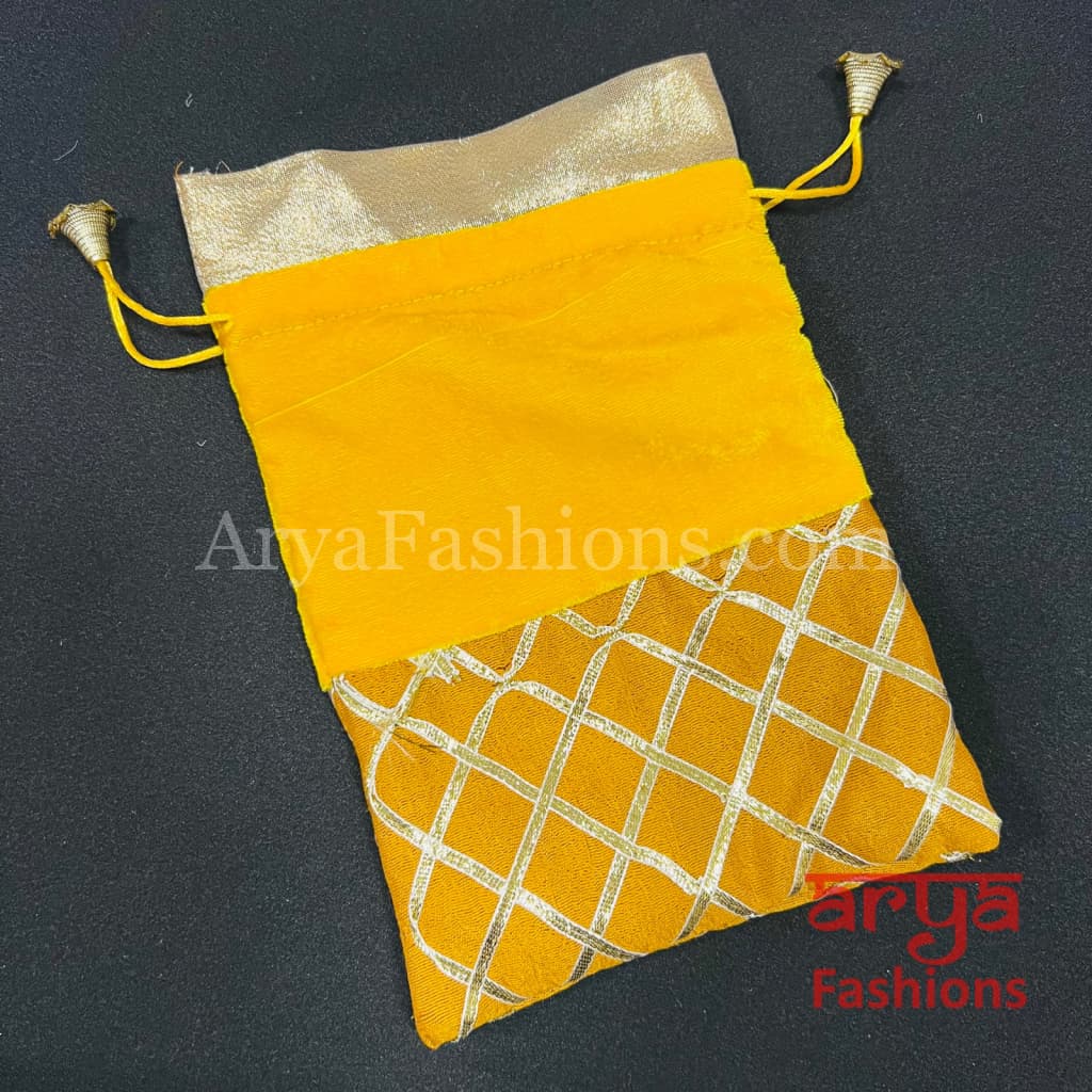 Jaipuri Velvet Potli Bag