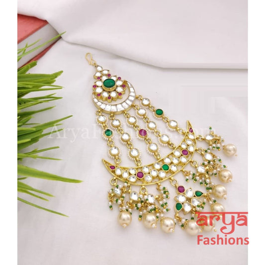 Kundan Jhoomar/ Ruby Emerald Passa/ Passa