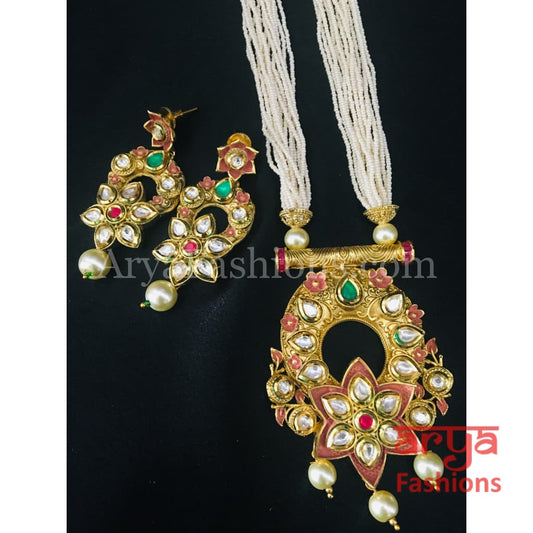 Kundan Meenakari Necklace