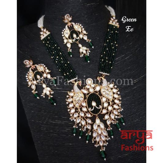 Nargis Pacchi Kundan CZ Statement Necklace