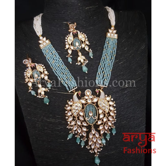 Nargis Pacchi Kundan CZ Statement Necklace