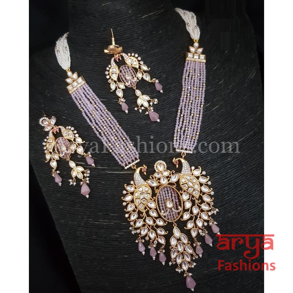 Nargis Pacchi Kundan CZ Statement Necklace