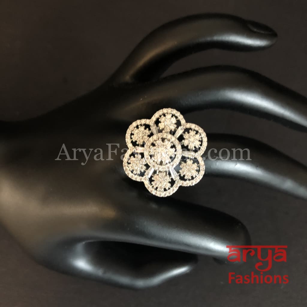 Rani Cubic Zirconia Cocktail Ring