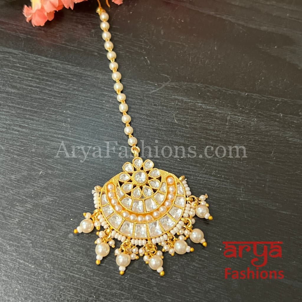 Rehana Rajwadi Kundan Ruby Mang Tika
