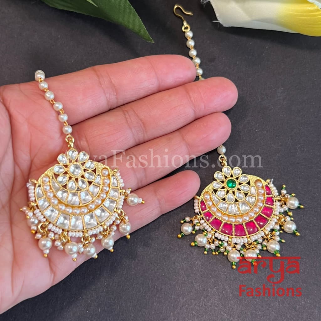 Rehana Rajwadi Kundan Ruby Mang Tika