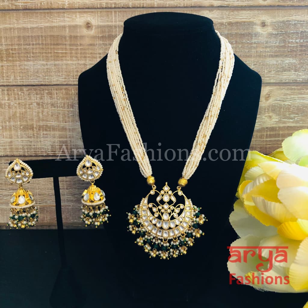 Sabyasachi Pacchi Kundan Necklace/ Statement Pearl Necklace