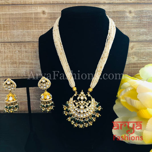 Sabyasachi Pacchi Kundan Necklace/ Statement Pearl Necklace