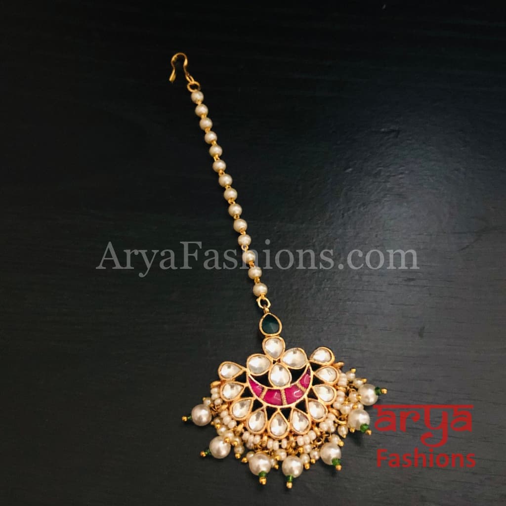 Sabyasachi Ruby Mang Tika/ Kundan Maang Tikka