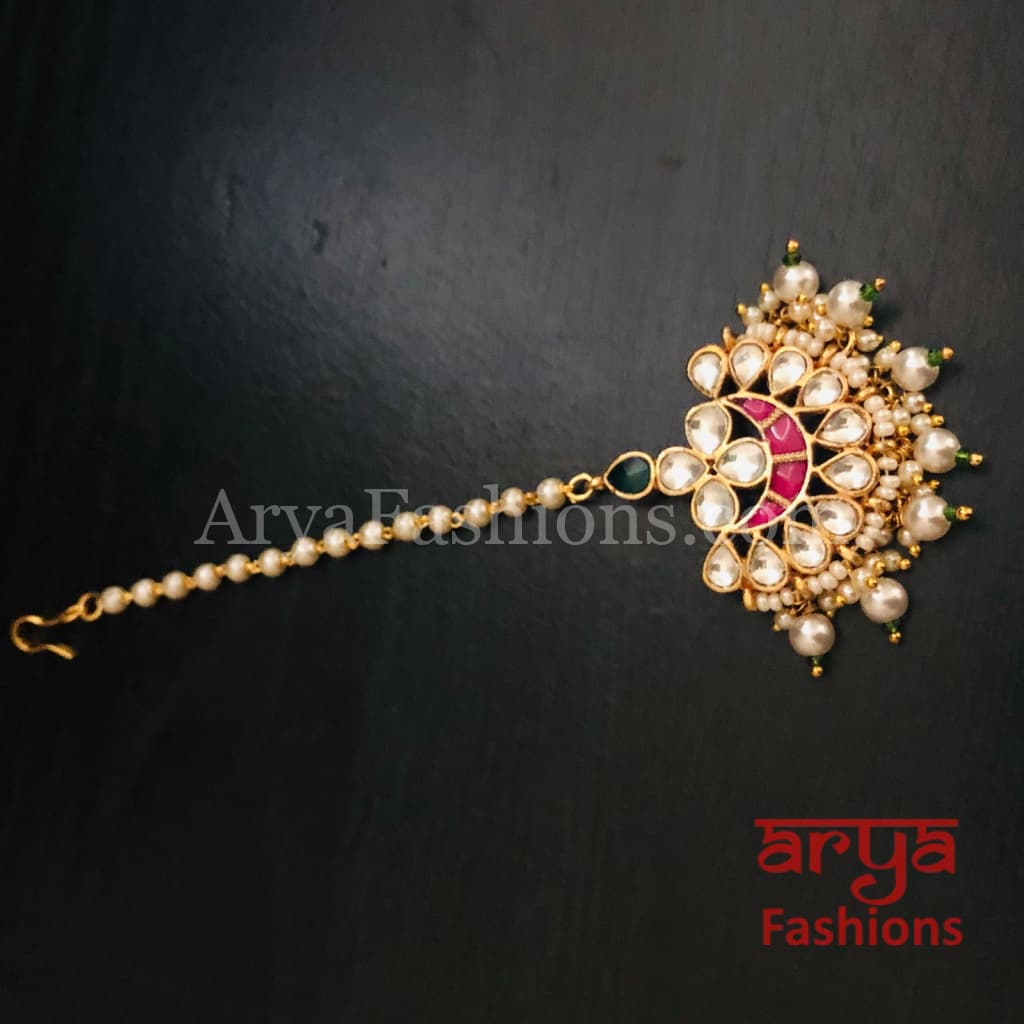 Sabyasachi Ruby Mang Tika/ Kundan Maang Tikka