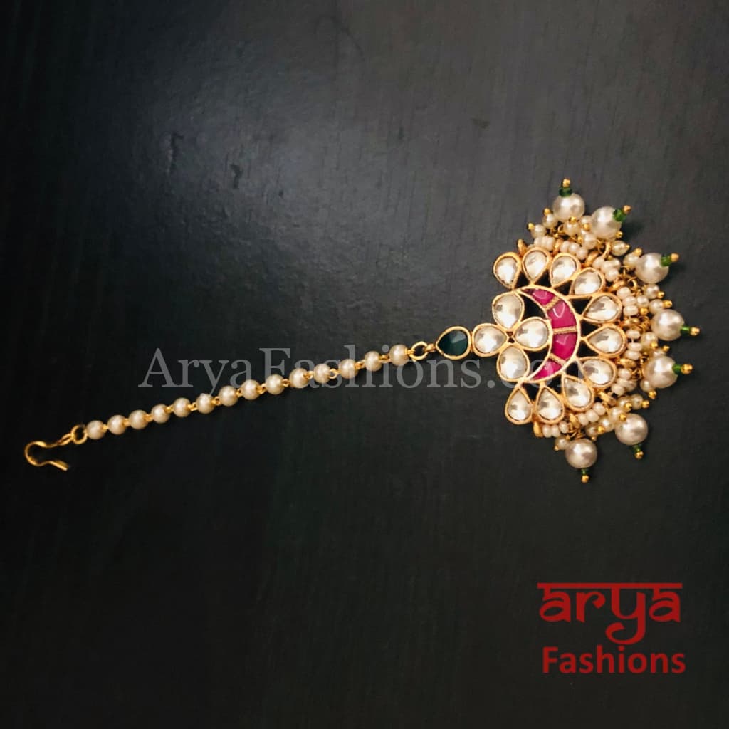 Sabyasachi Ruby Mang Tika/ Kundan Maang Tikka