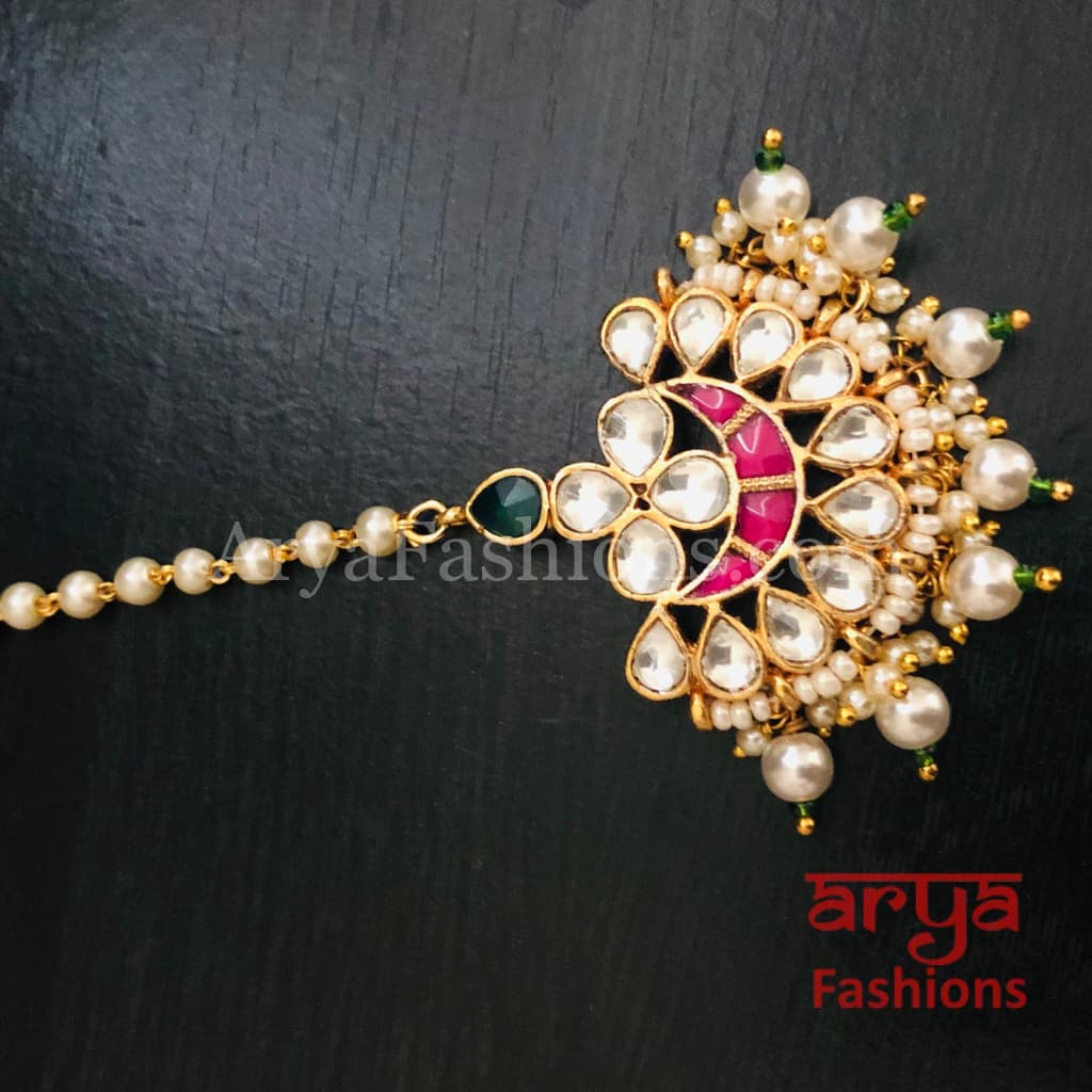 Sabyasachi Ruby Mang Tika/ Kundan Maang Tikka