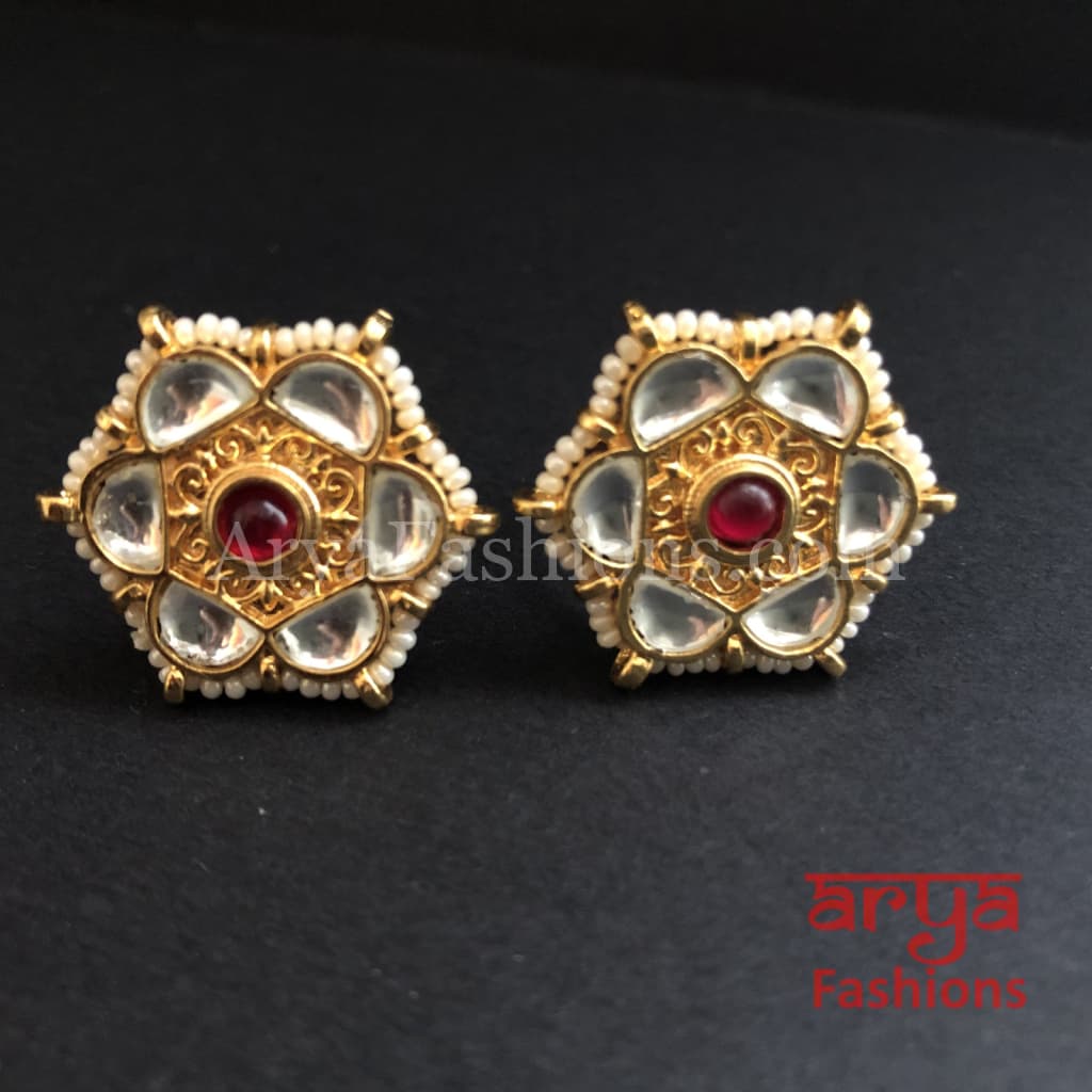 Star Kundan Jadau Bridesmaid Bollywood Ring