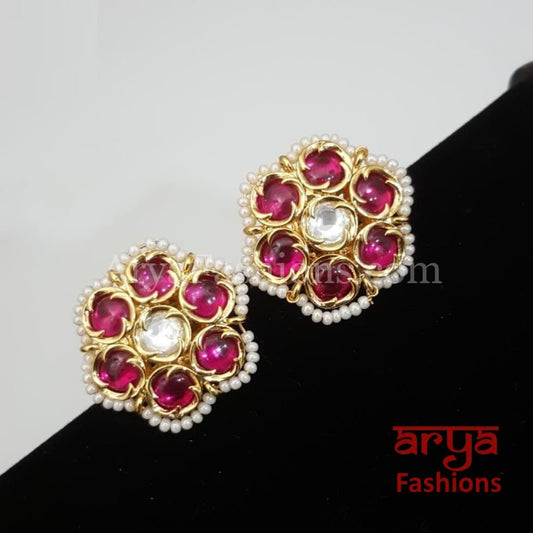 Sunaira Kundan Studs with Pearls/ Sabyasachi Inspired